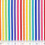 Rainbow Stripes on White Hand Made Batik Fabric - BC28Q-14