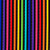Rainbow Stripes on Black Fabric - BC28Q-15-1