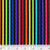 Rainbow Stripes on Black Hand Made Batik Fabric - BC28Q-15