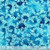 Vine Pattern on Deep Blue Batik Fabric - 3289Q-X