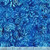 Bandana Pattern on Bluebell Blue Batik Fabric - 3285Q-X