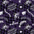 Kansas State Wildcats Allover Check with Logos Fabric - KSU-1370