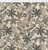 Toile Assorted Black Leaves on Cream Fabric - 9AE-1 - Cream