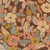 Multi-color Flowers & Leaves on Walnut Brown Fabric - 14140-15