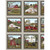 VINTAGE FARMS 15 SCENE PANEL - Approx 23 1/2" x 44" - 4704 Sepia-Detail