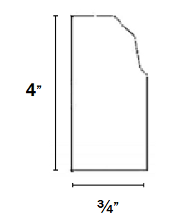 Base Molding 4in Tall