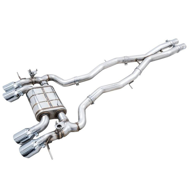 AWE SwitchPath Catback Exhaust for BMW G8X M3/M4 - Chrome Silver Tips AWE SwitchPath Catback Exhaust for BMW G8X M3/M4 - Chrome Silver Tips