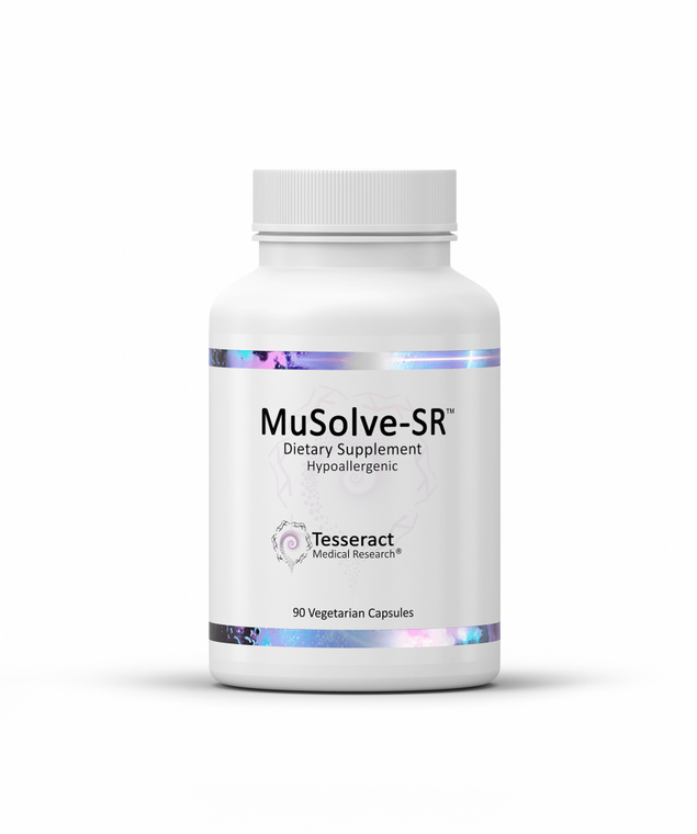 MuSolve™-SR aids the body in its normal function to achieve the
dissolution and clearance of thickened and excess mucus, ultimately supporting
and enhancing optimal pulmonary/ respiratory health