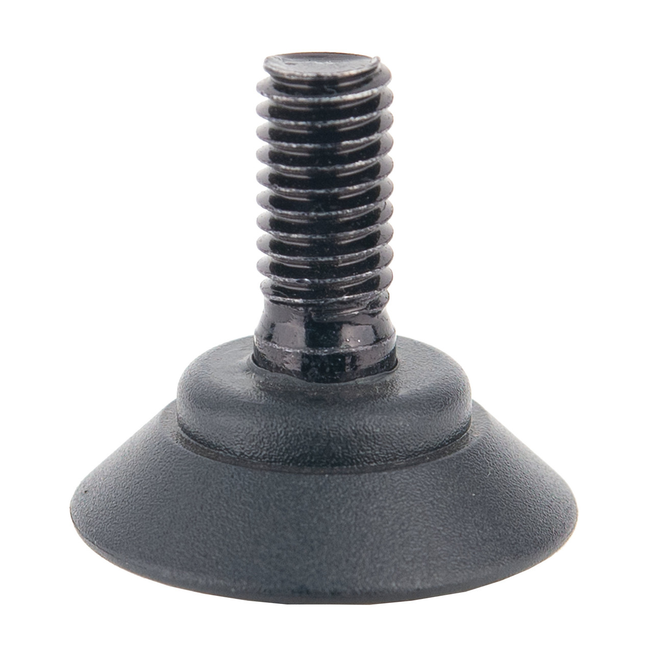Leveler Foot, PVC, 3/8-16UNC, Black, Horizon Fitness, 1000094876