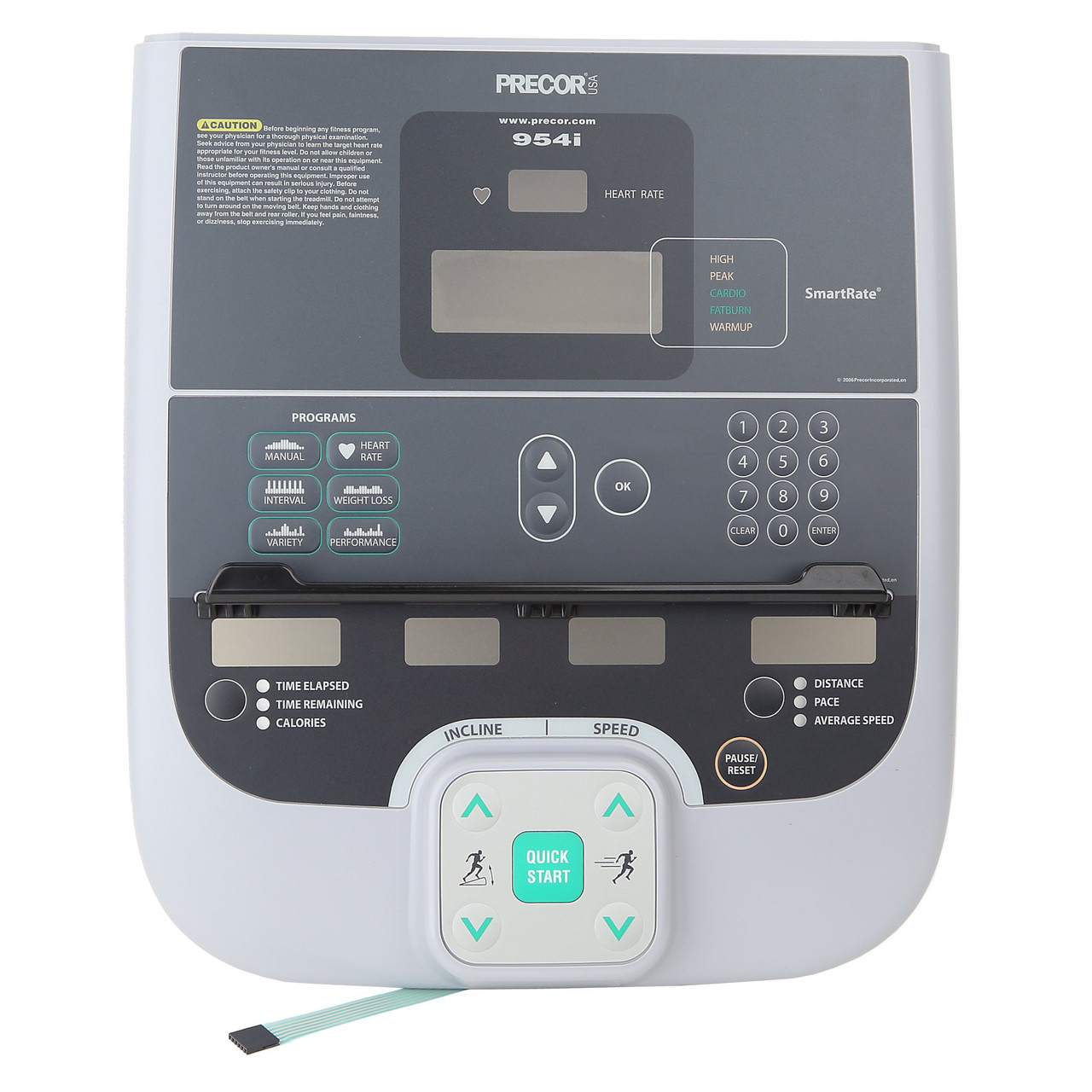 piro様ページ0100 Assembly, Display Panel/Label, En, Precor PPP000000048779101