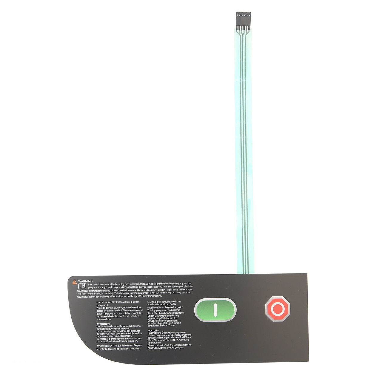 Start Stop Overlay Keypad 4-TR StarTrac 050-5599 | Sportsmith