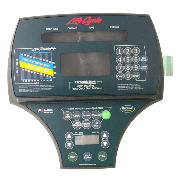 Overlay Bezel | Fits Certain Newer Style LC9500 | LifeFitness