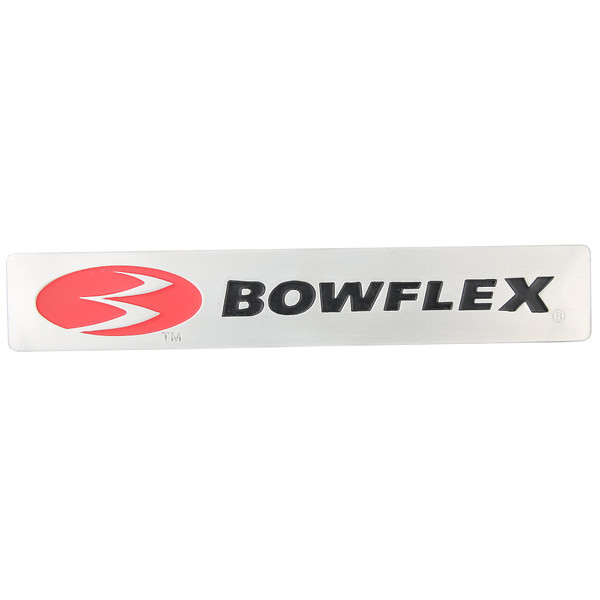 Decal, SM Plate, BowFlex