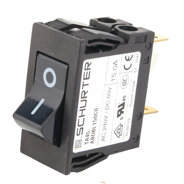 Circuit Breaker Switch, 240VAC, 15A, Cybex Cybex 91034