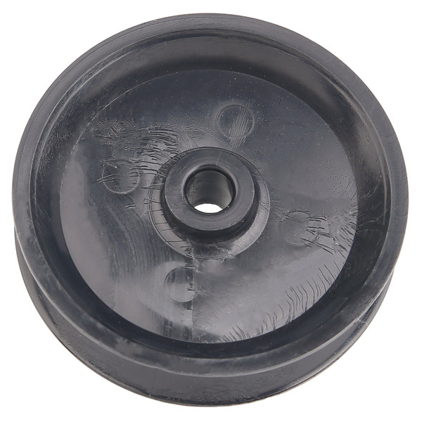 Spring Pulley, Black, 3-1/4" Diameter