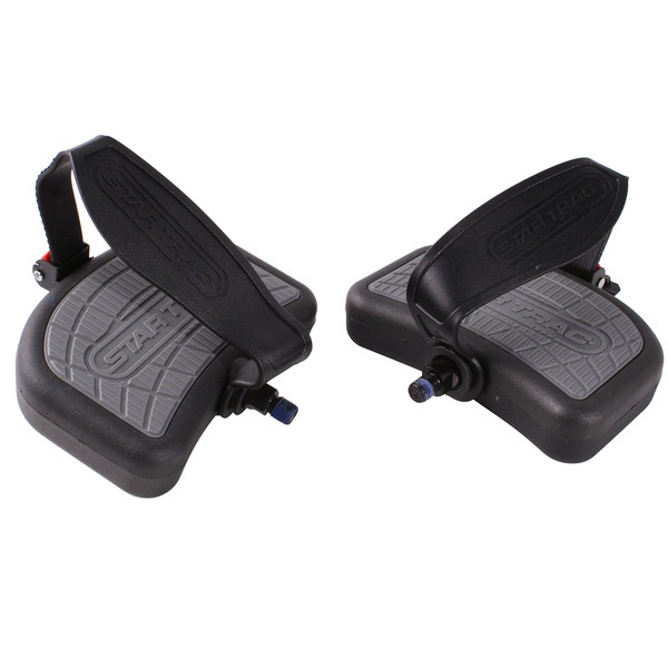 Bike Pedals, Set with Straps