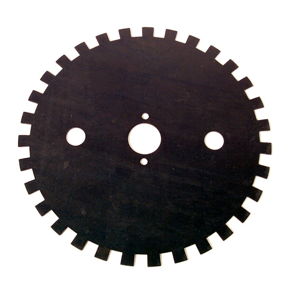 RPM Disc, 31 Slots, Metal for Magnetic RPM Sensor