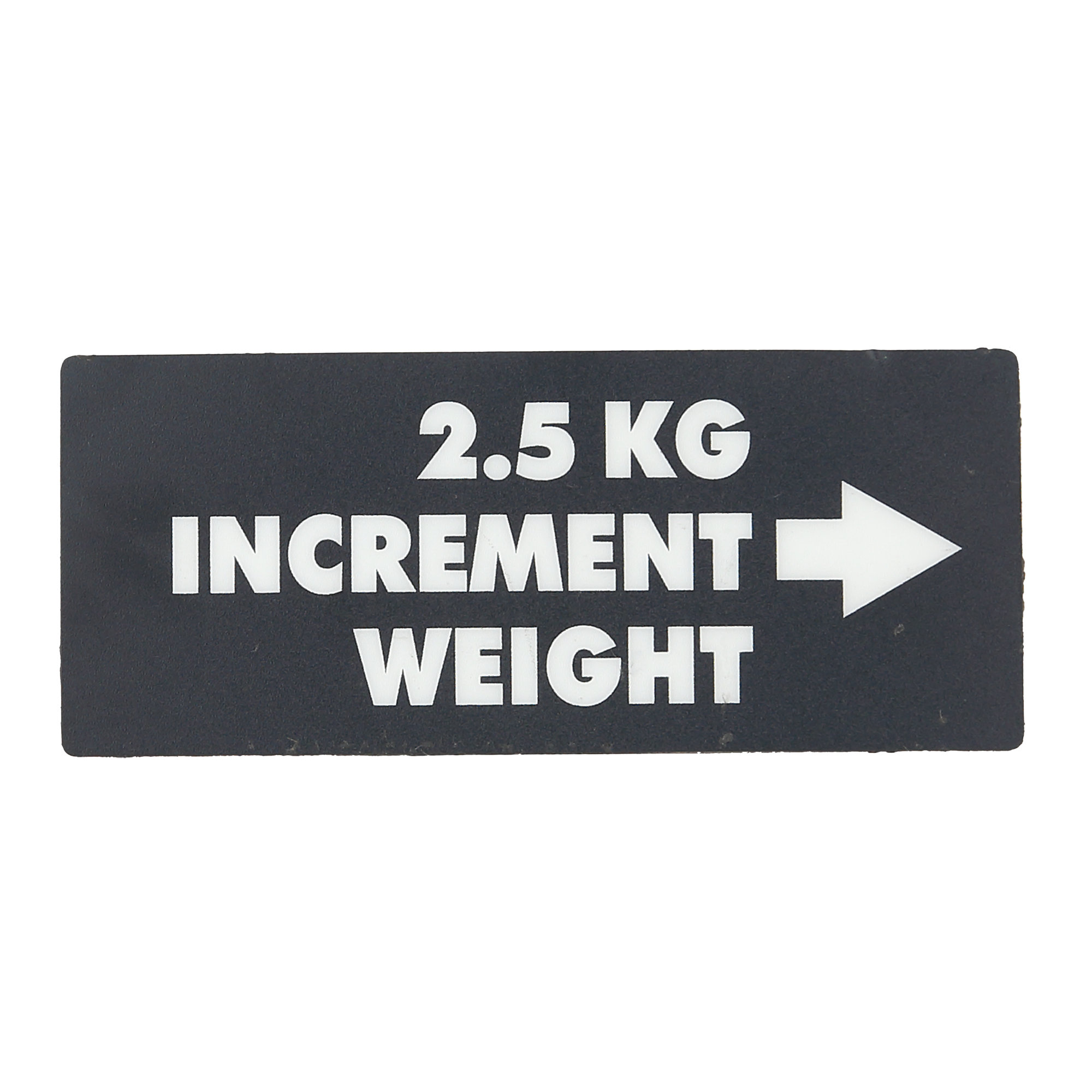 Increment Weight Decal, KG (RT)