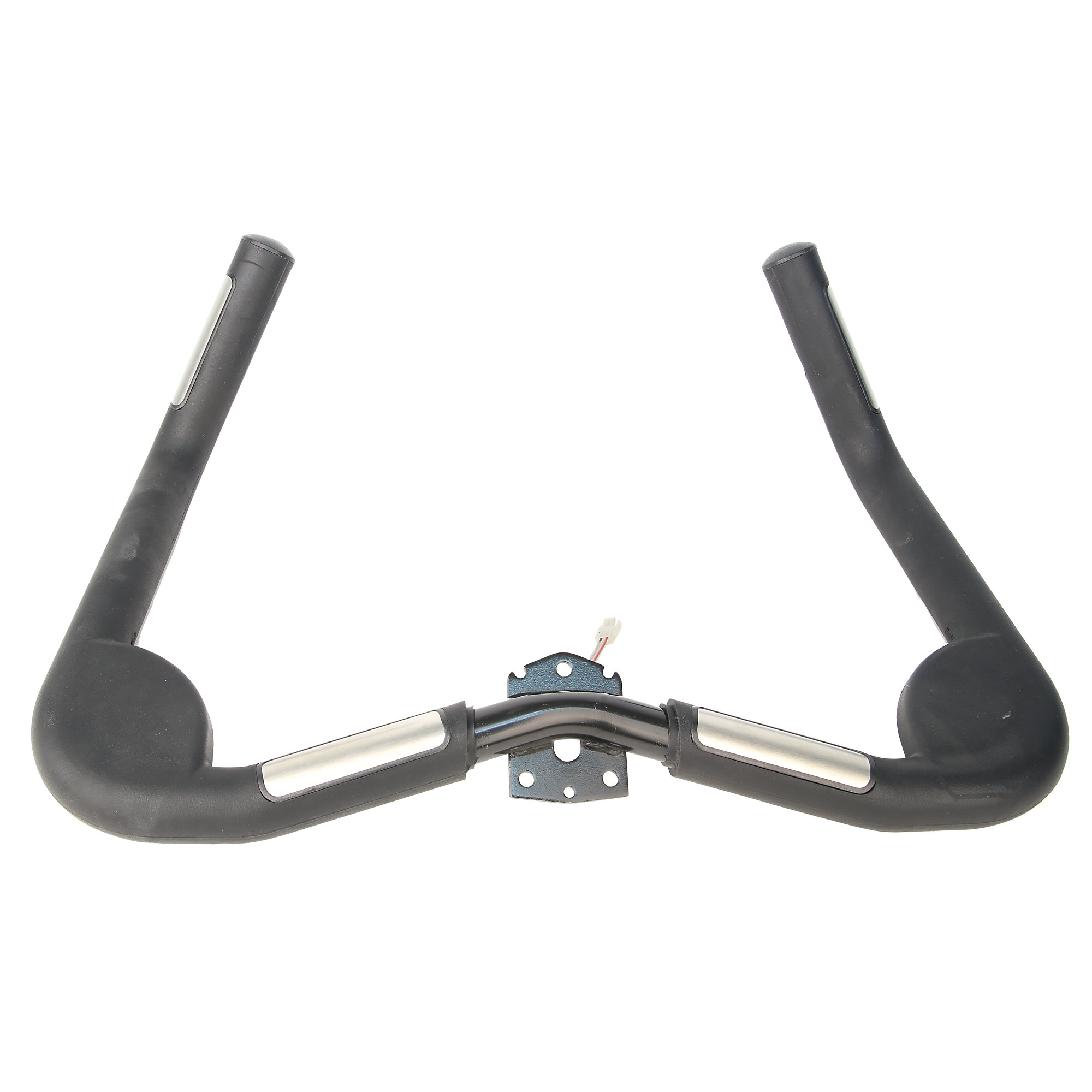 Handlebar Assembly, Upright with Electrodes, Black | Sportsmith