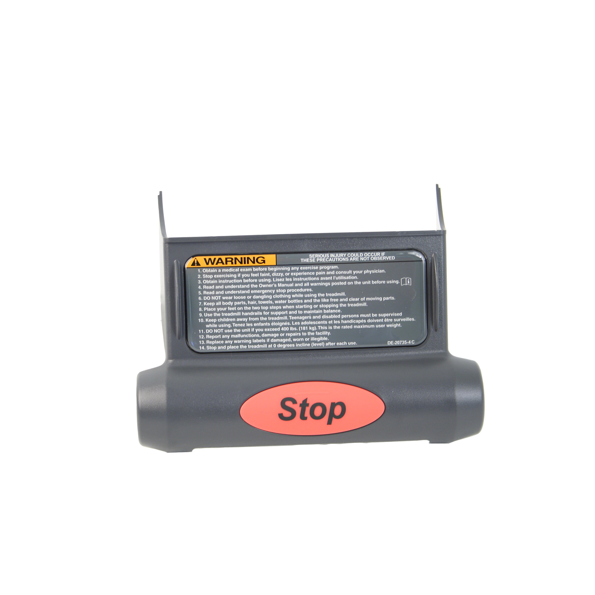 Stop Switch Assembly with Decal, Cybex