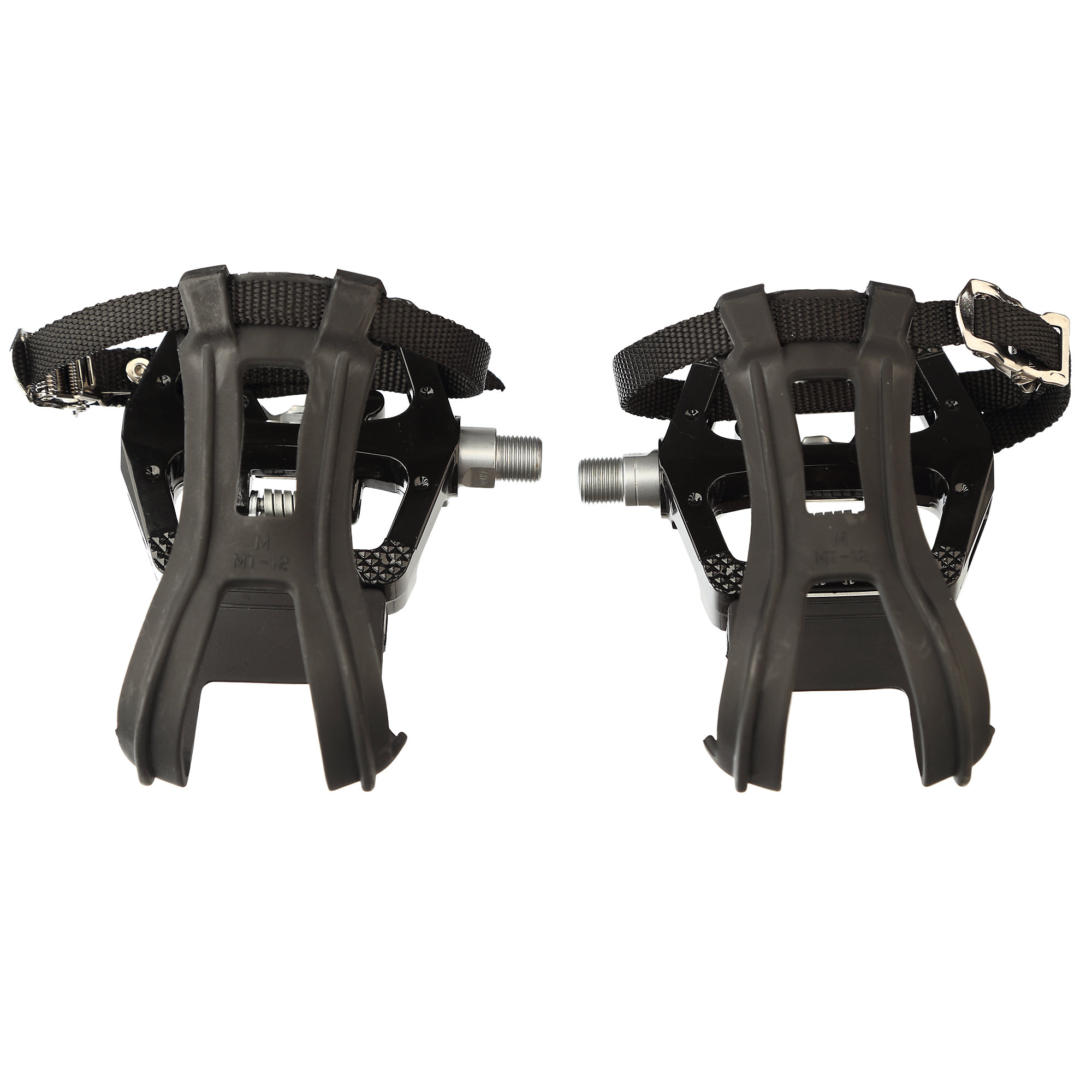 Bike Pedal Set, SPD and Toe Cages, Freemotion