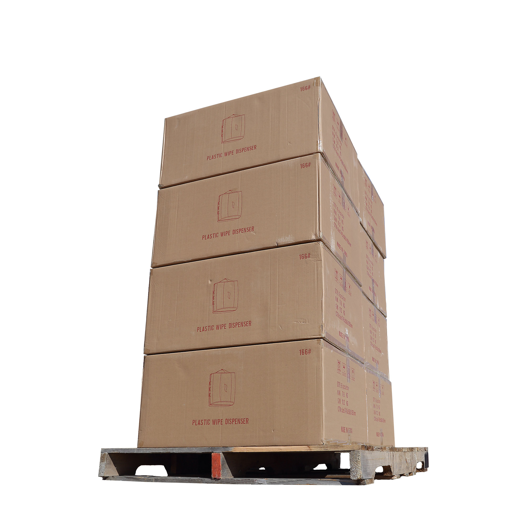 Pallet of Wipe Dispensers - qty 48 per pallet