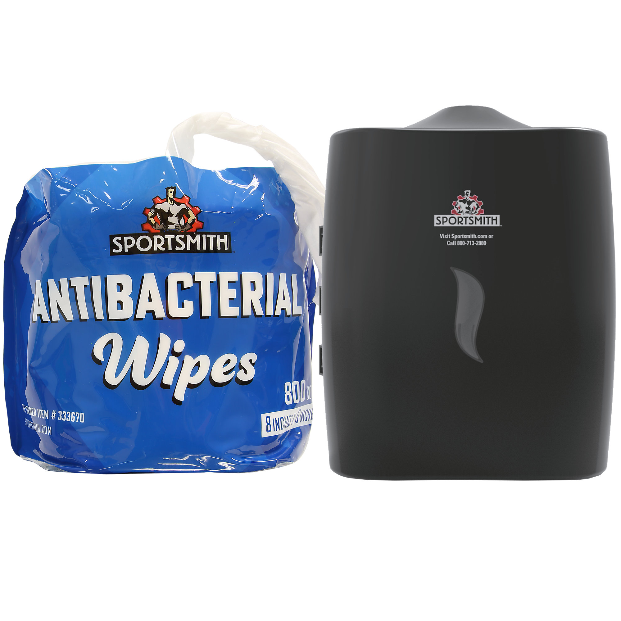 Wall-Mounted Gym Sanitation Kit - FDA Approved 800 Count Gym Wipes