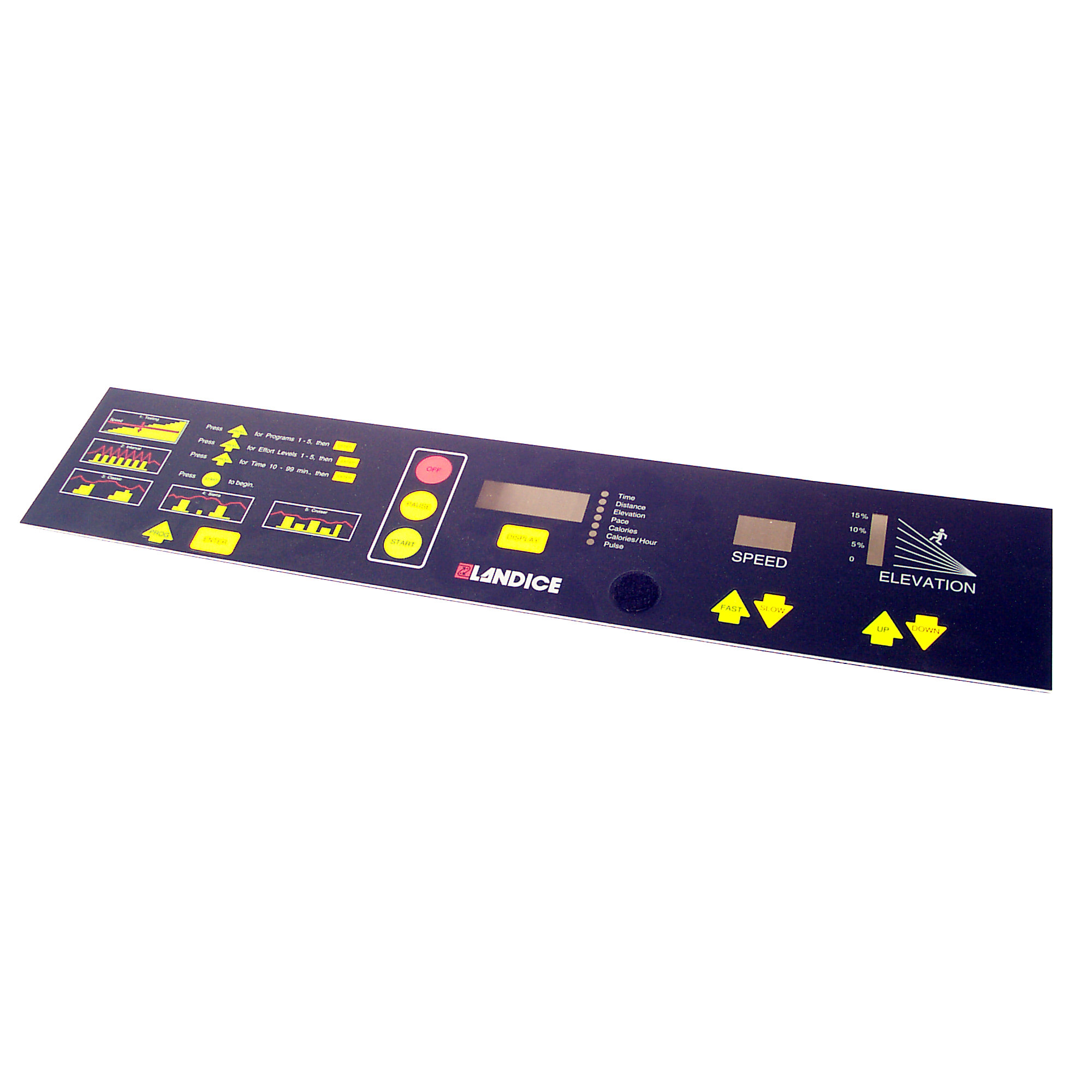 Overlay & Keypad | Fits Certain Landice 8700 Programmable and L7