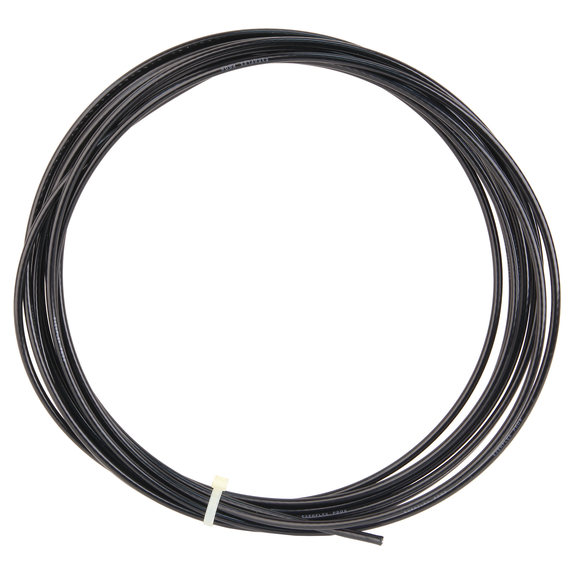 Exerflex Pro Cable 3/16", Black Nylon Coating, By the Foot 