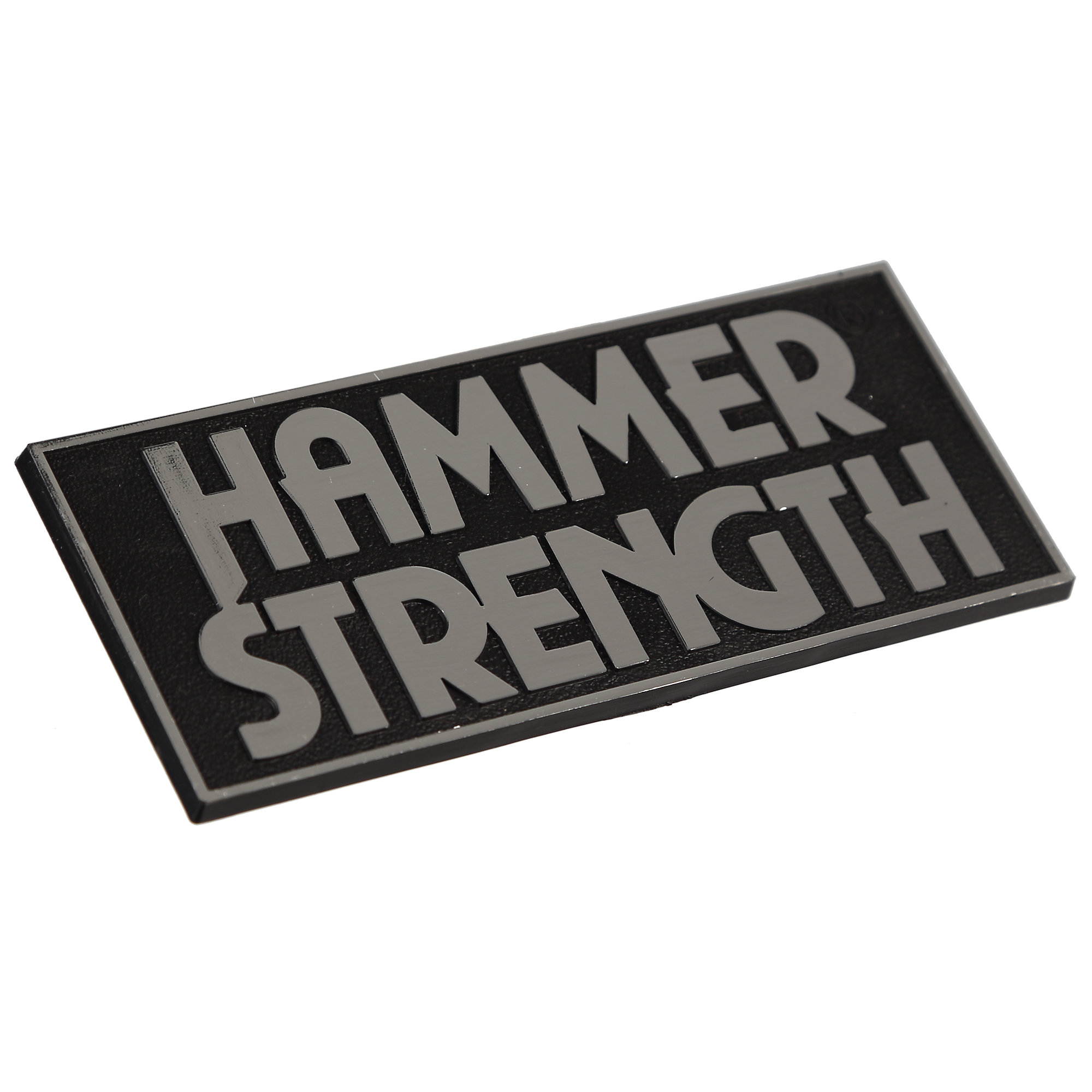 Nameplate, Hammer Strength, LifeFitness
