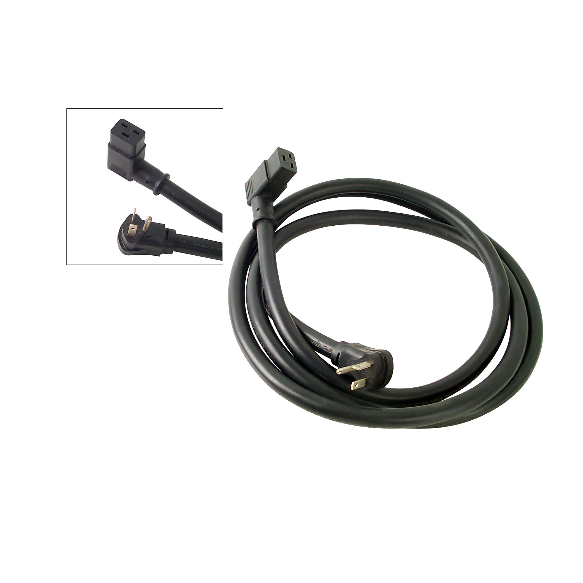 Right Angle 220v Power Cord | LifeFitness Treadmills | 0017-00003