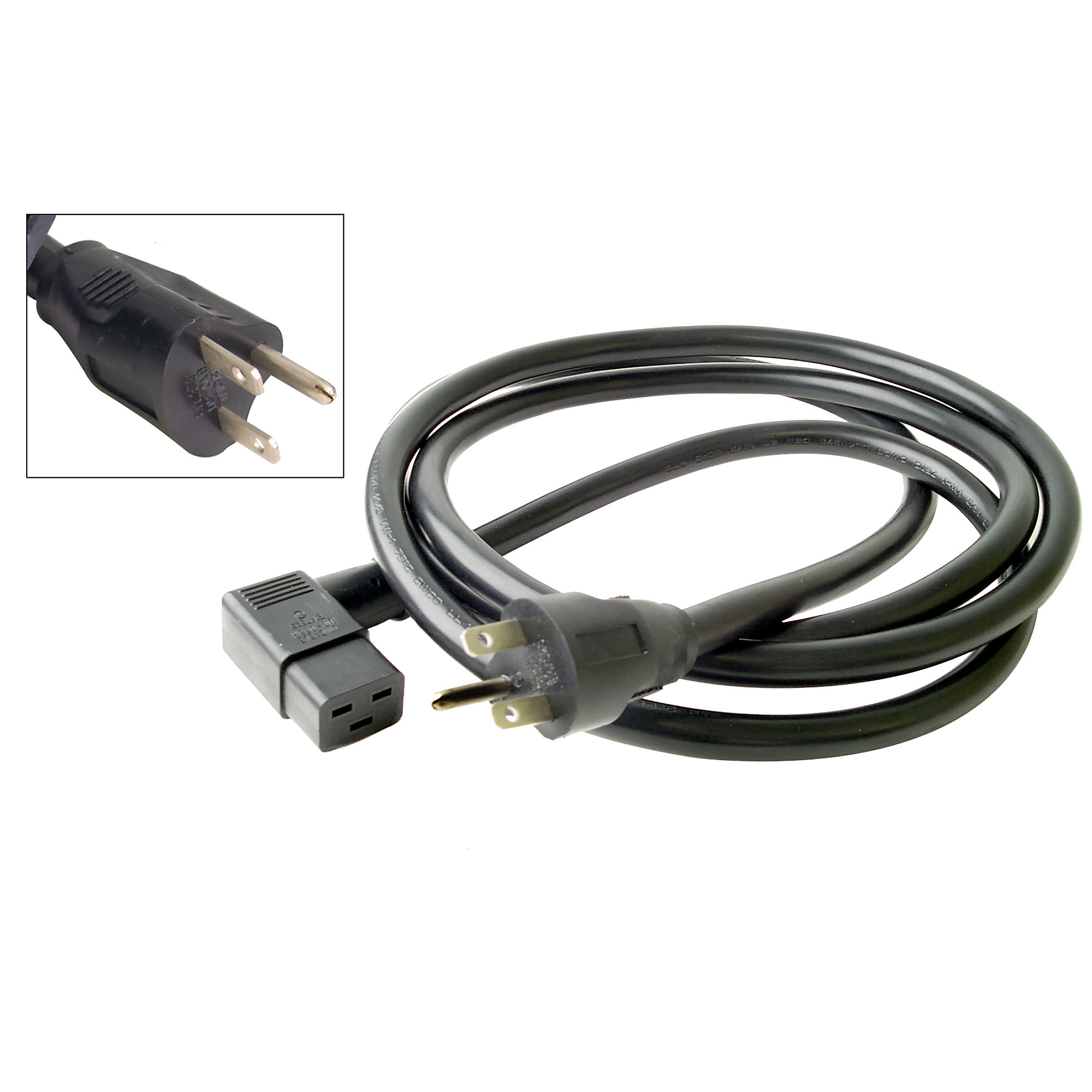 Power Cord, 220V, 8Ft