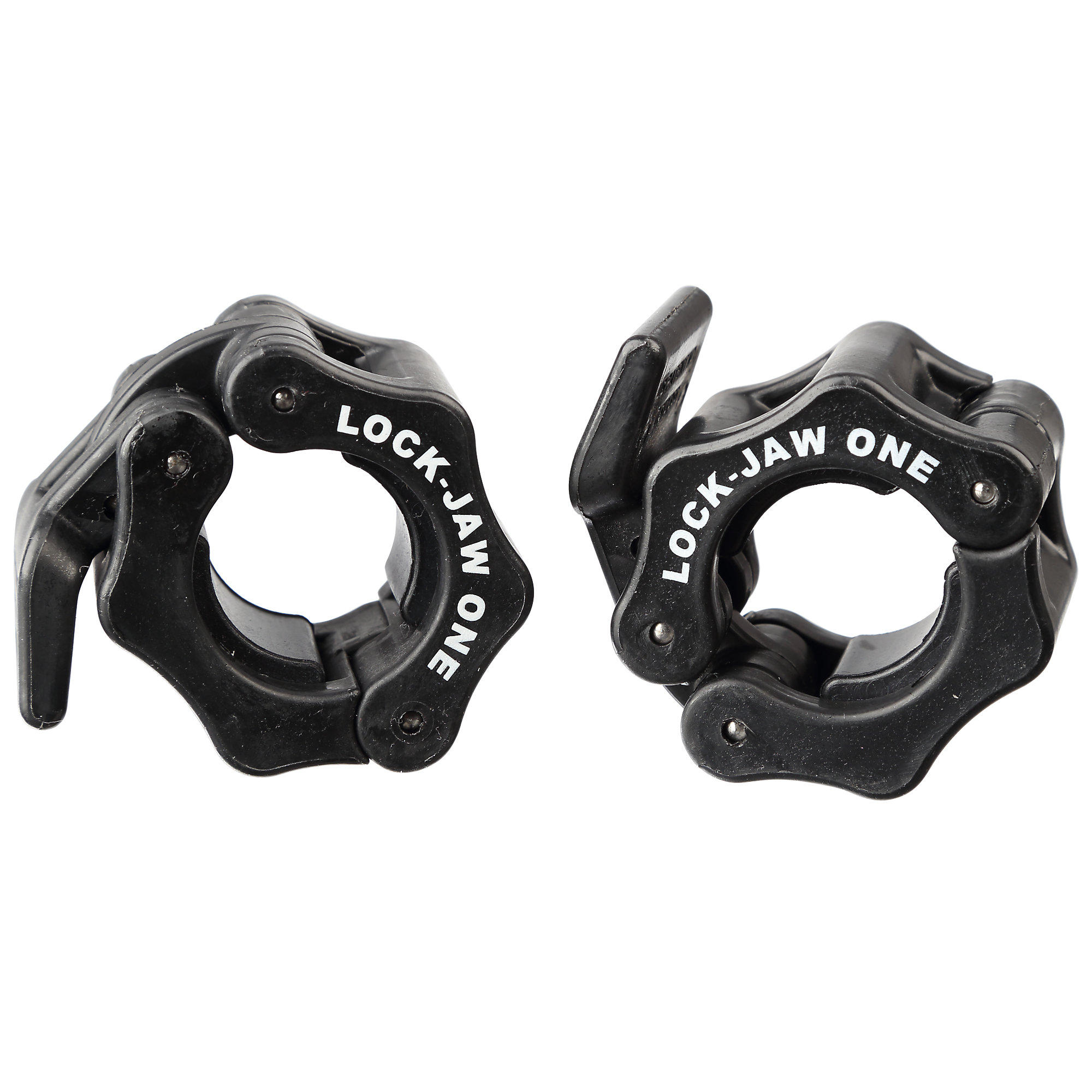 Lock-Jaw Pro Bar Collar, Pair, Fits 1", Black