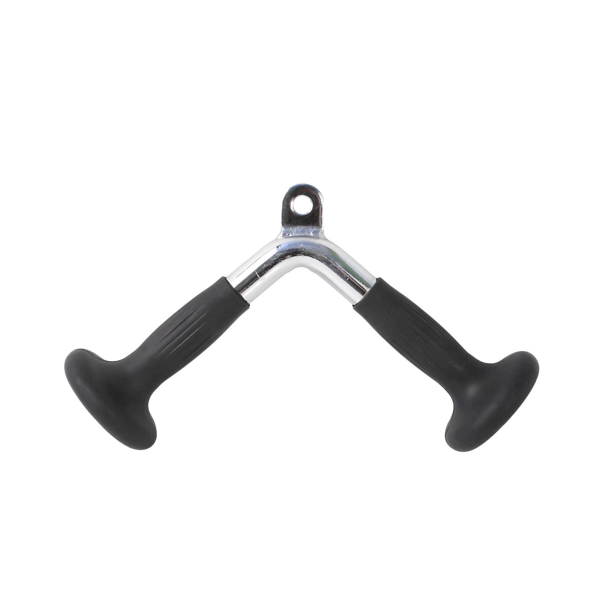 Tricep Pressdown Attachment Bar with PU Ergo Grips | Chrome