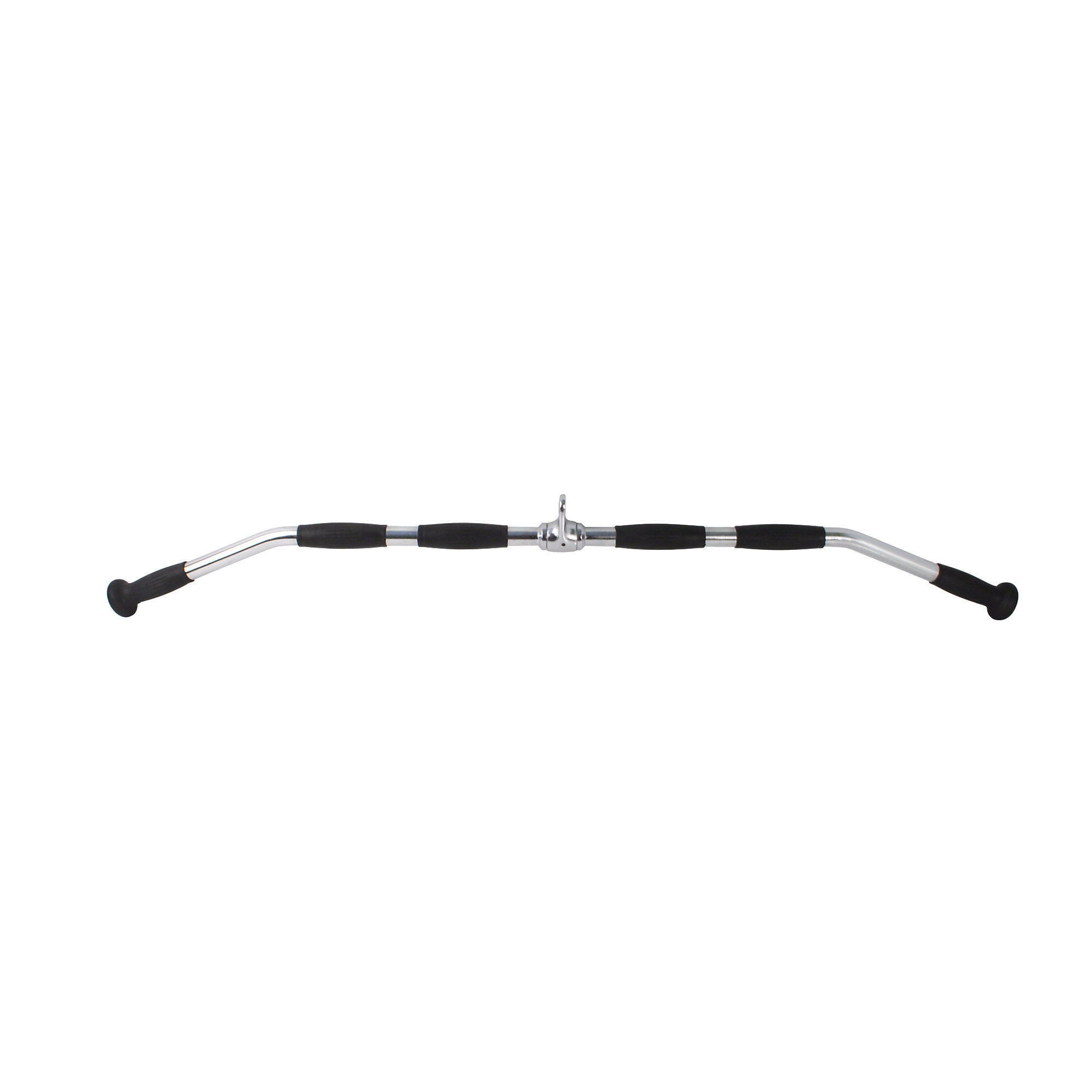 Attachment Bar, 48", Revolving Lat Bar with PU Ergo Grips, Chrome