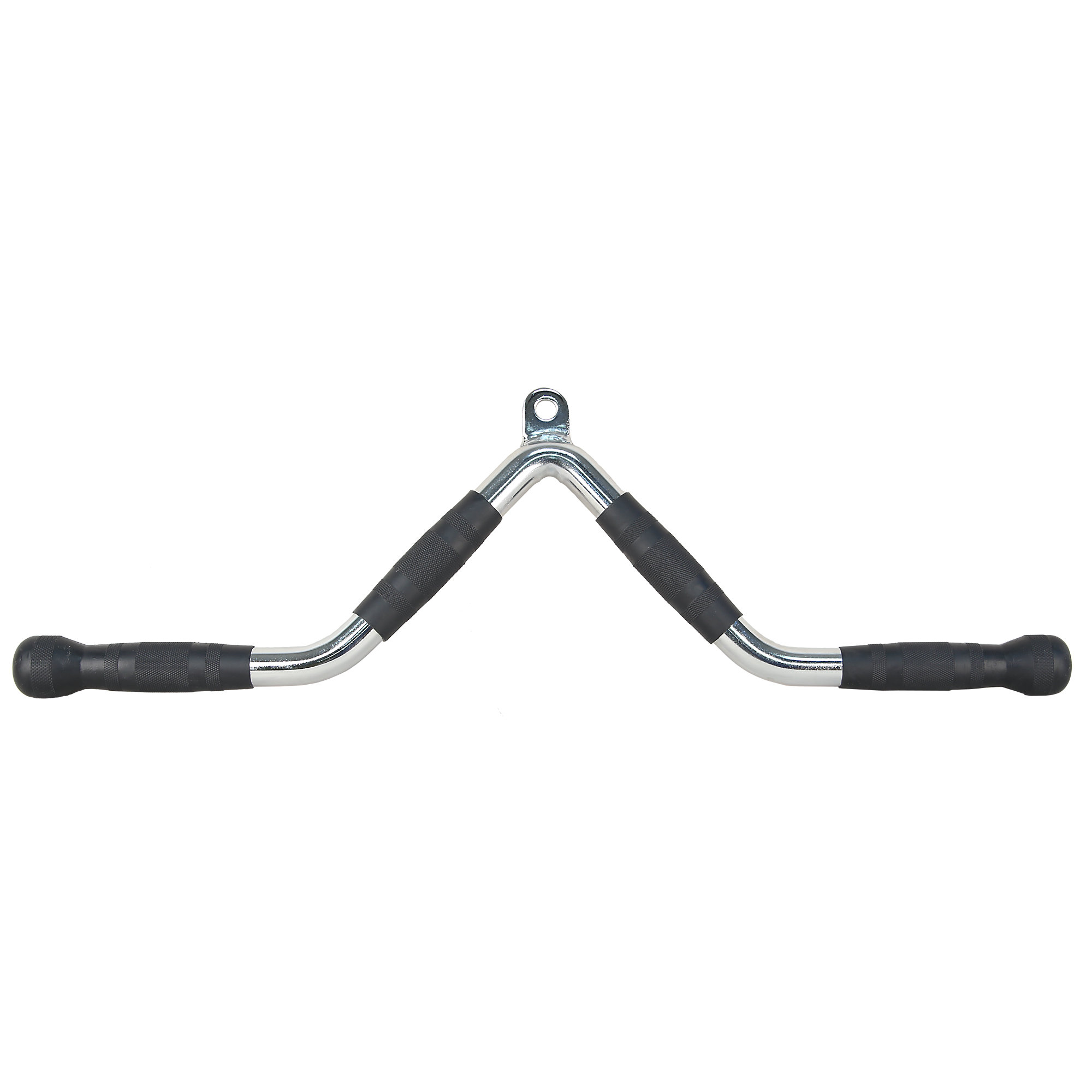 Attachment "V" Bar with Ergo Grips, Chrome