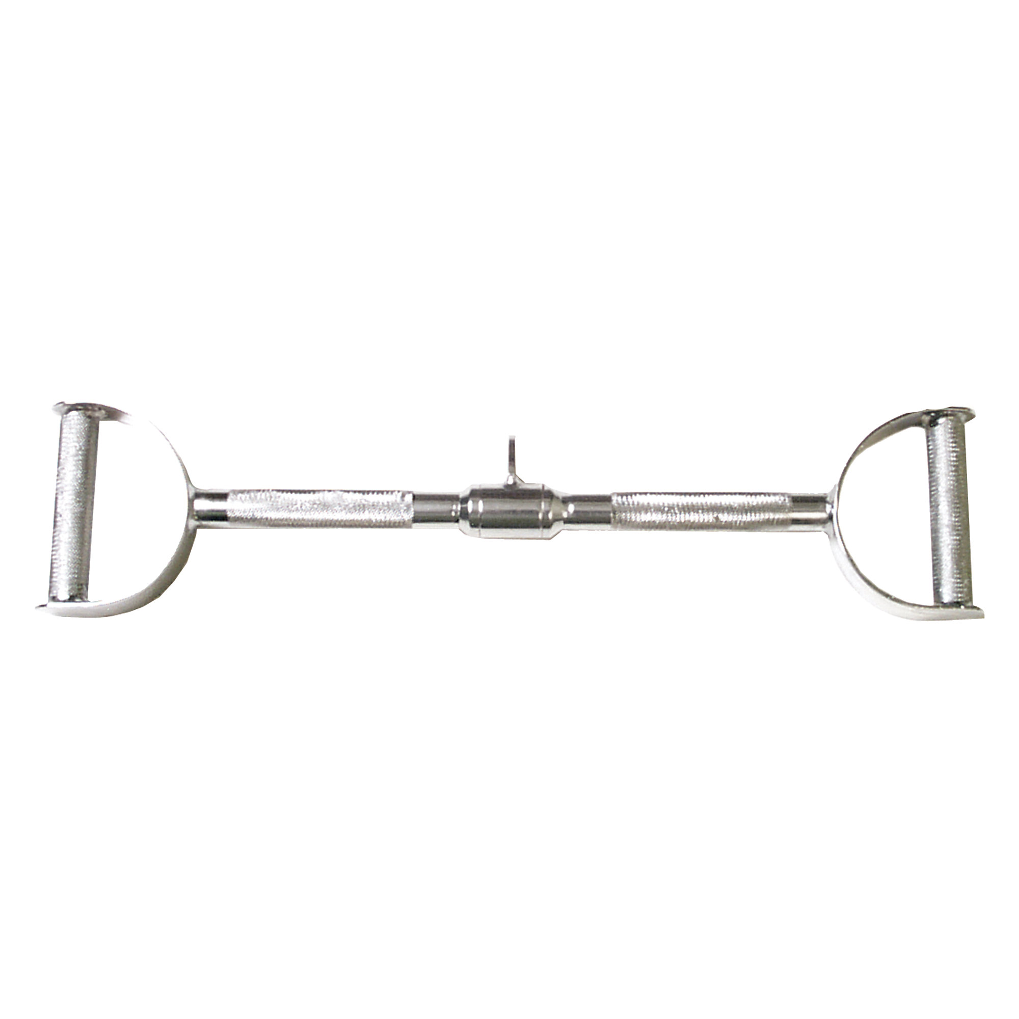 24" Pro-Style Lat Bar with Stirrup Handles and Knurled Grips