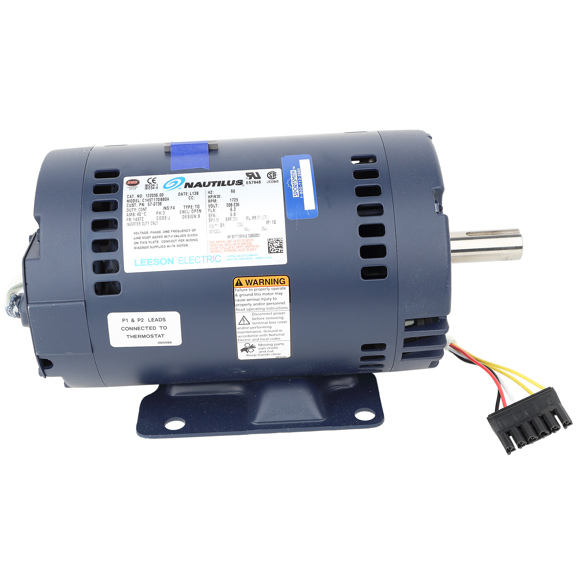 Drive Motor, AC Variable, Nautilus