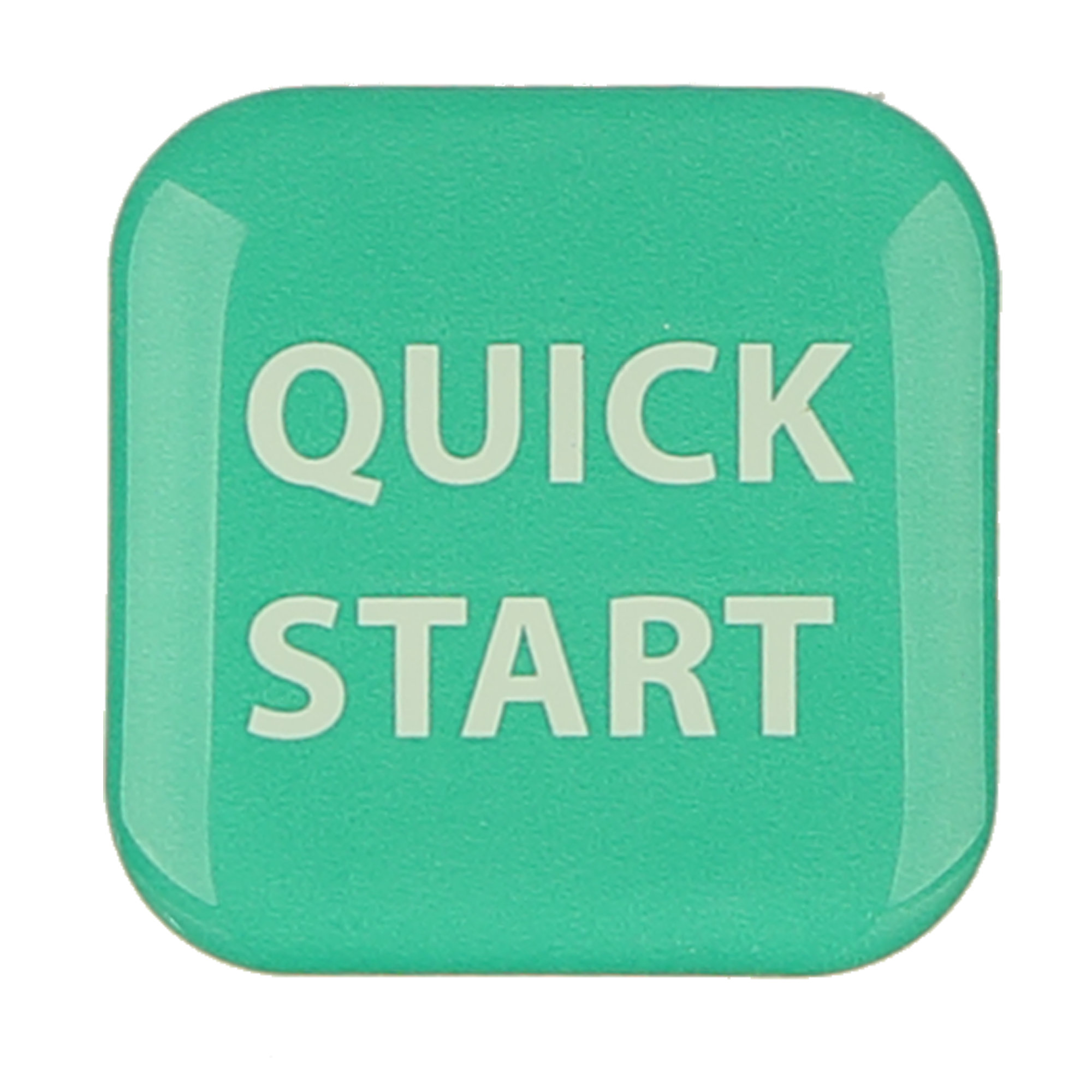 Quick Start Decal for D-Pad, Precor Cardio