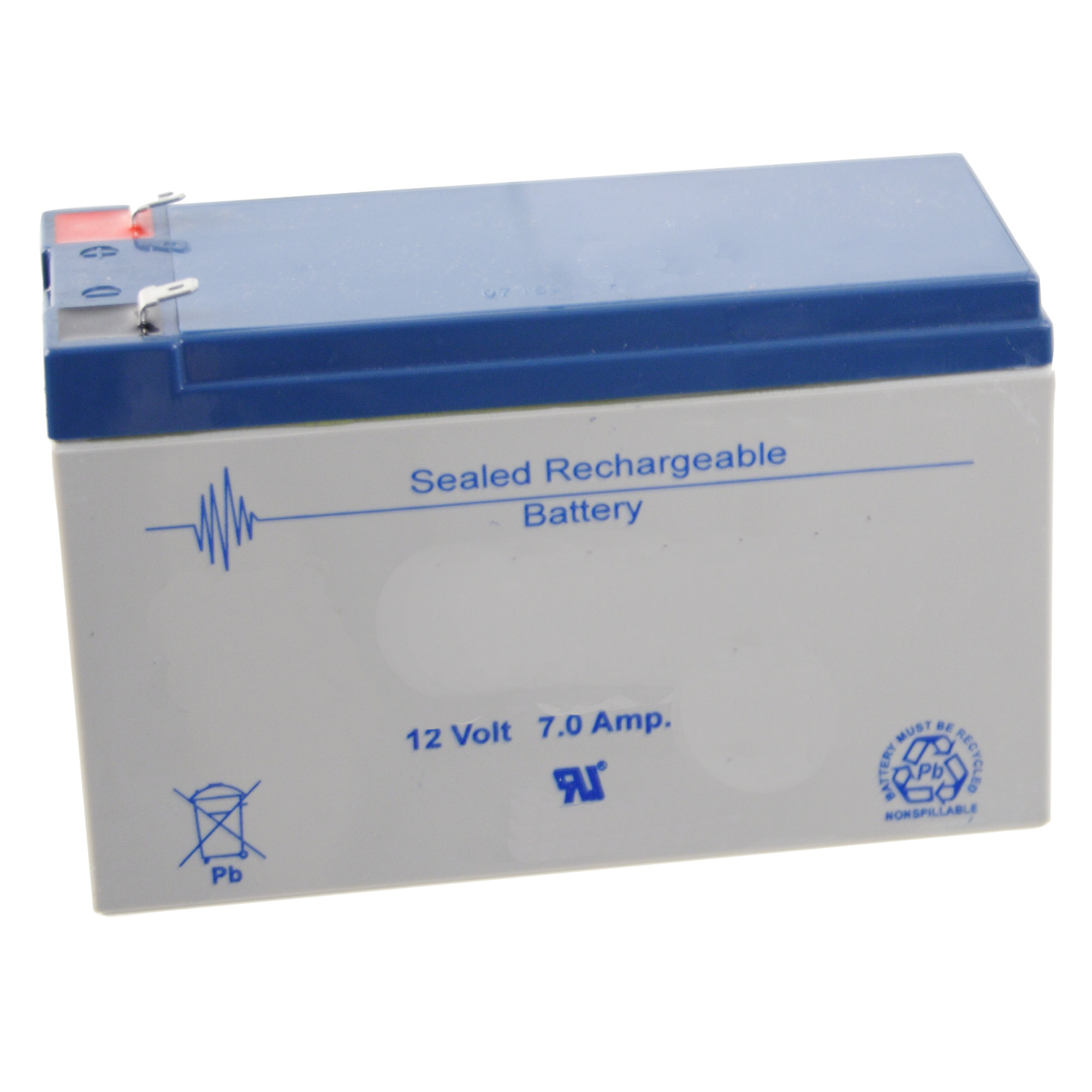 Battery, 12V, 7Ah, Precor, 6" x 4" x 2 3/4"