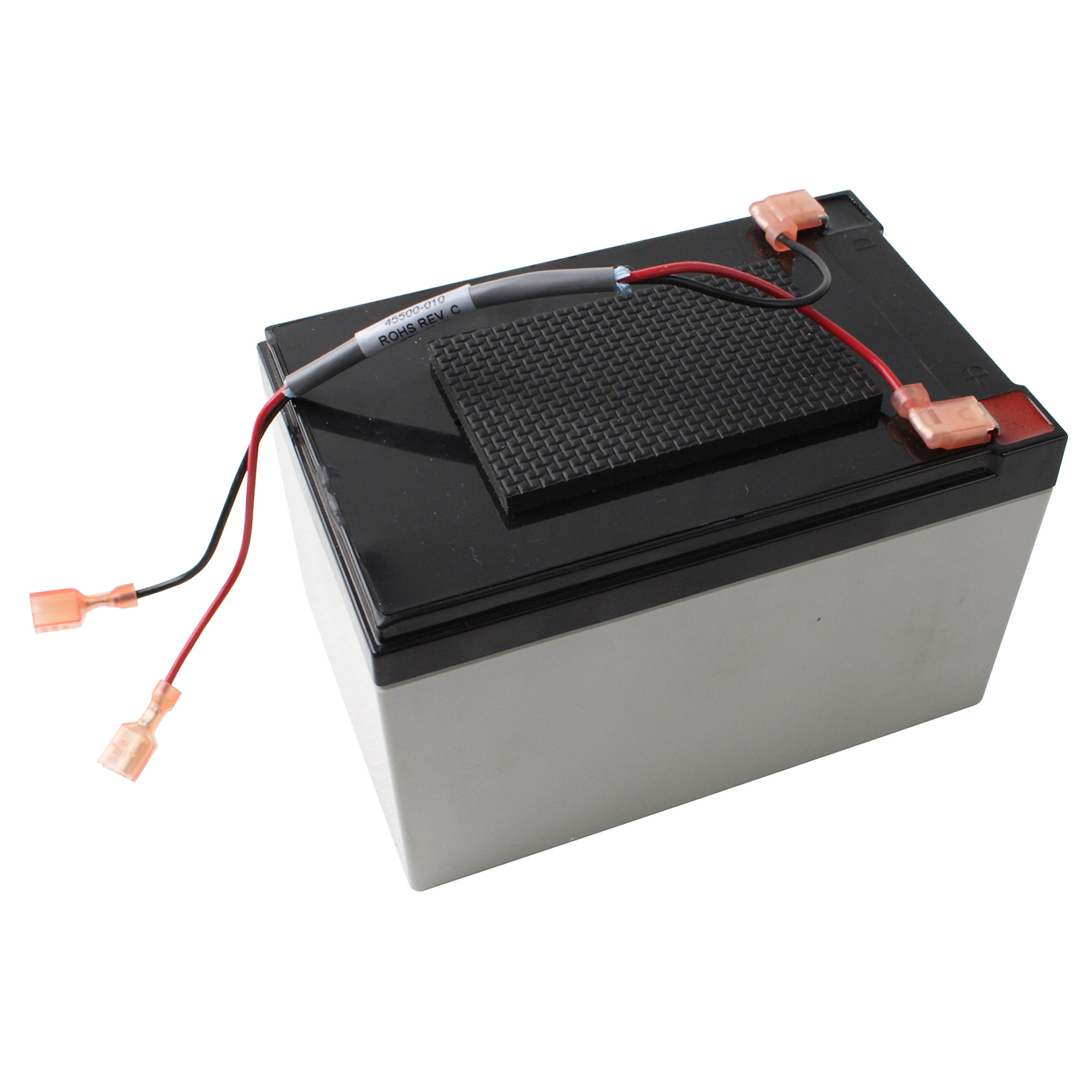 Battery with Cable Assembly, 12V, 12AH, Precor, 6" x 4" x 4"