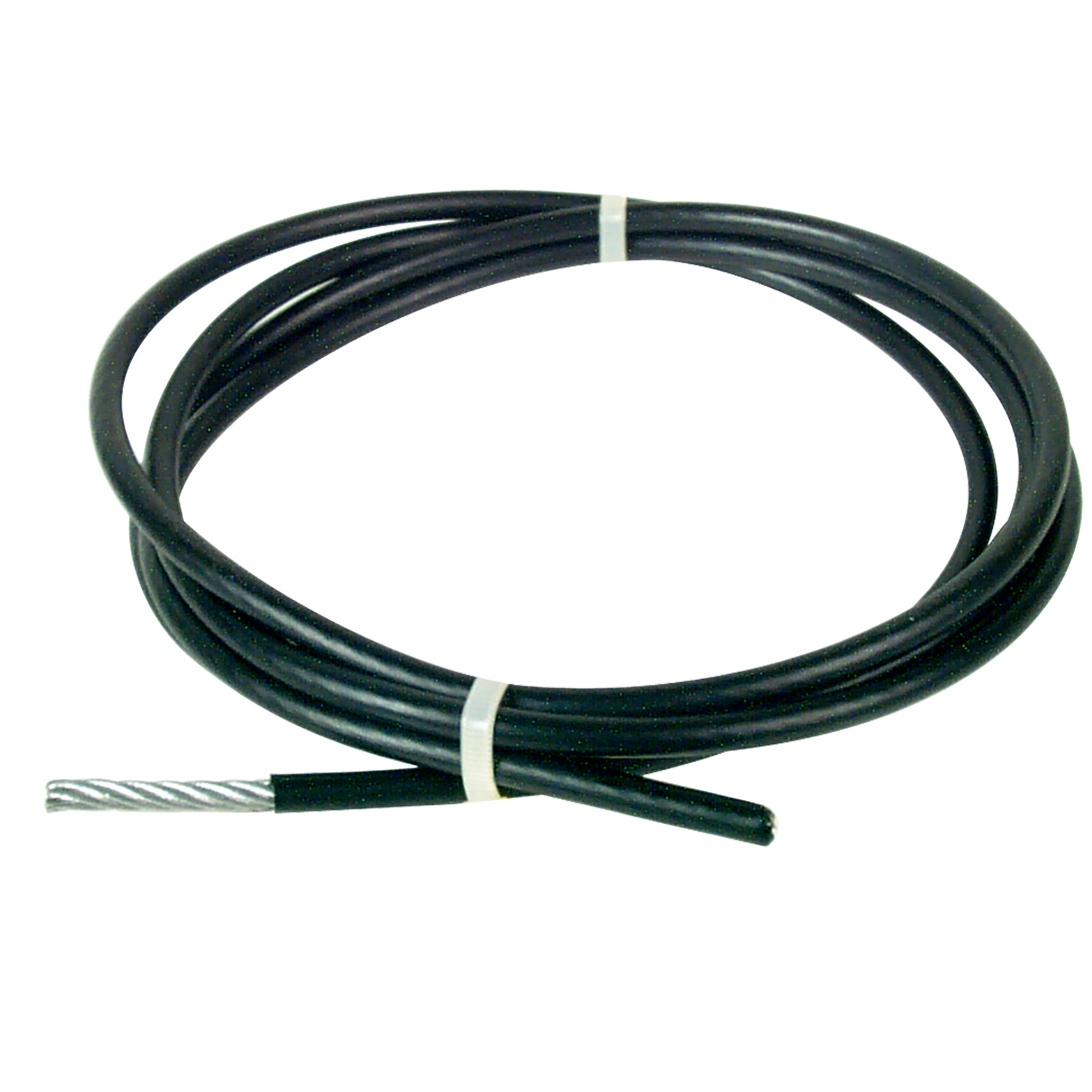 Cable by the Foot | 1/4" Diameter with Black Nylon Coating