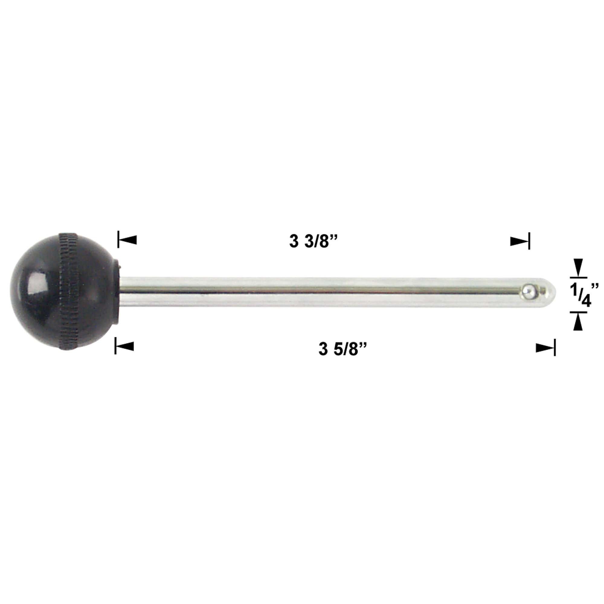 Selector Pin, 3-3/8" Locking Space, 1/4" Diameter