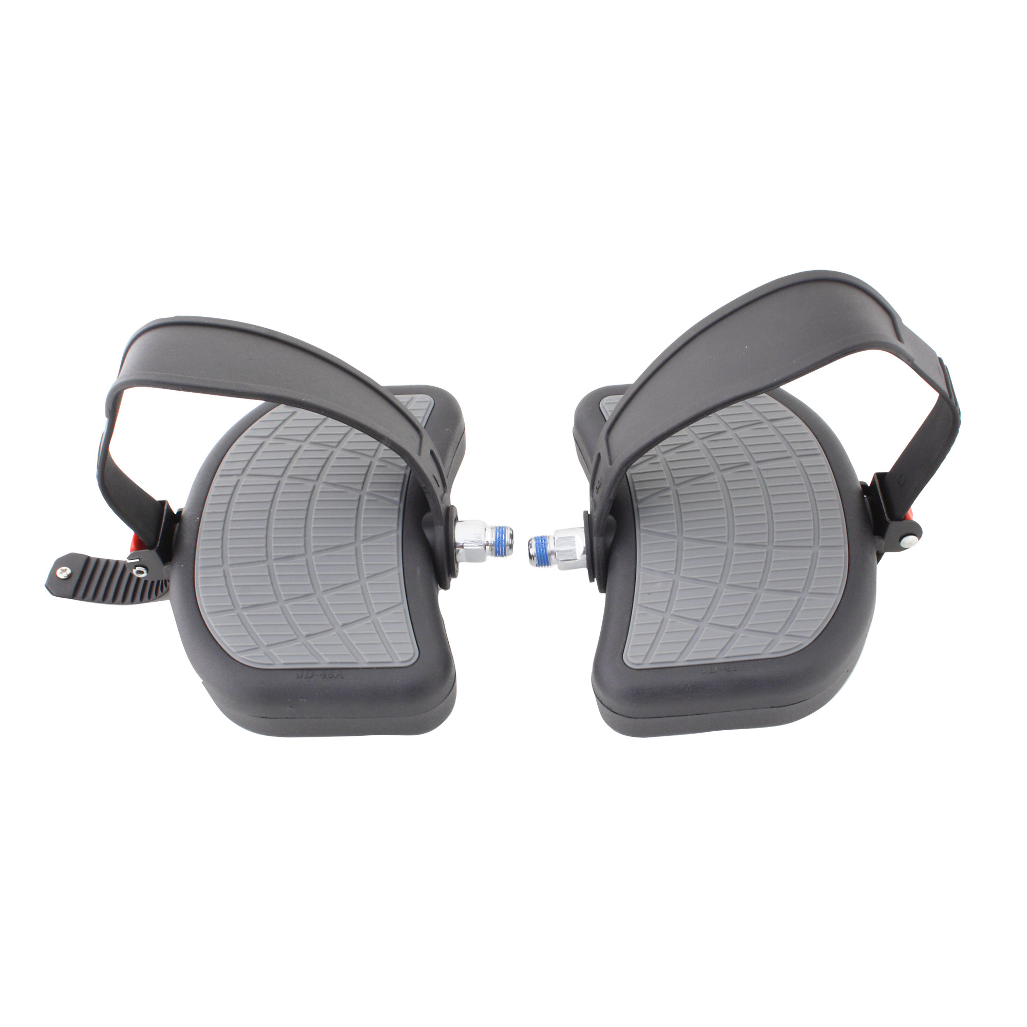 Bike Pedals, Set with Straps, 9/16" Cybex AX-21382 AND AX-21383