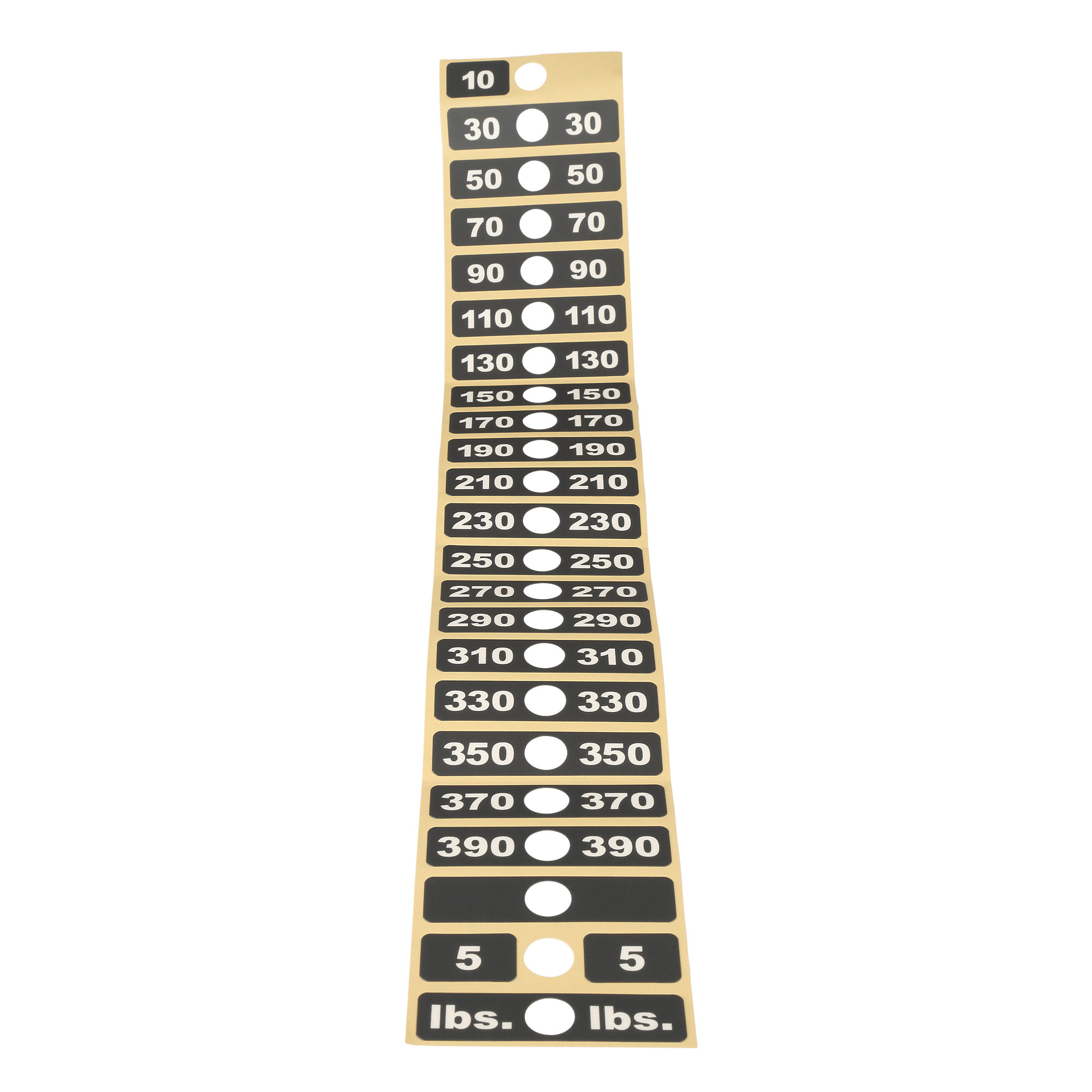 1 LB. Weight Labeling Sticker