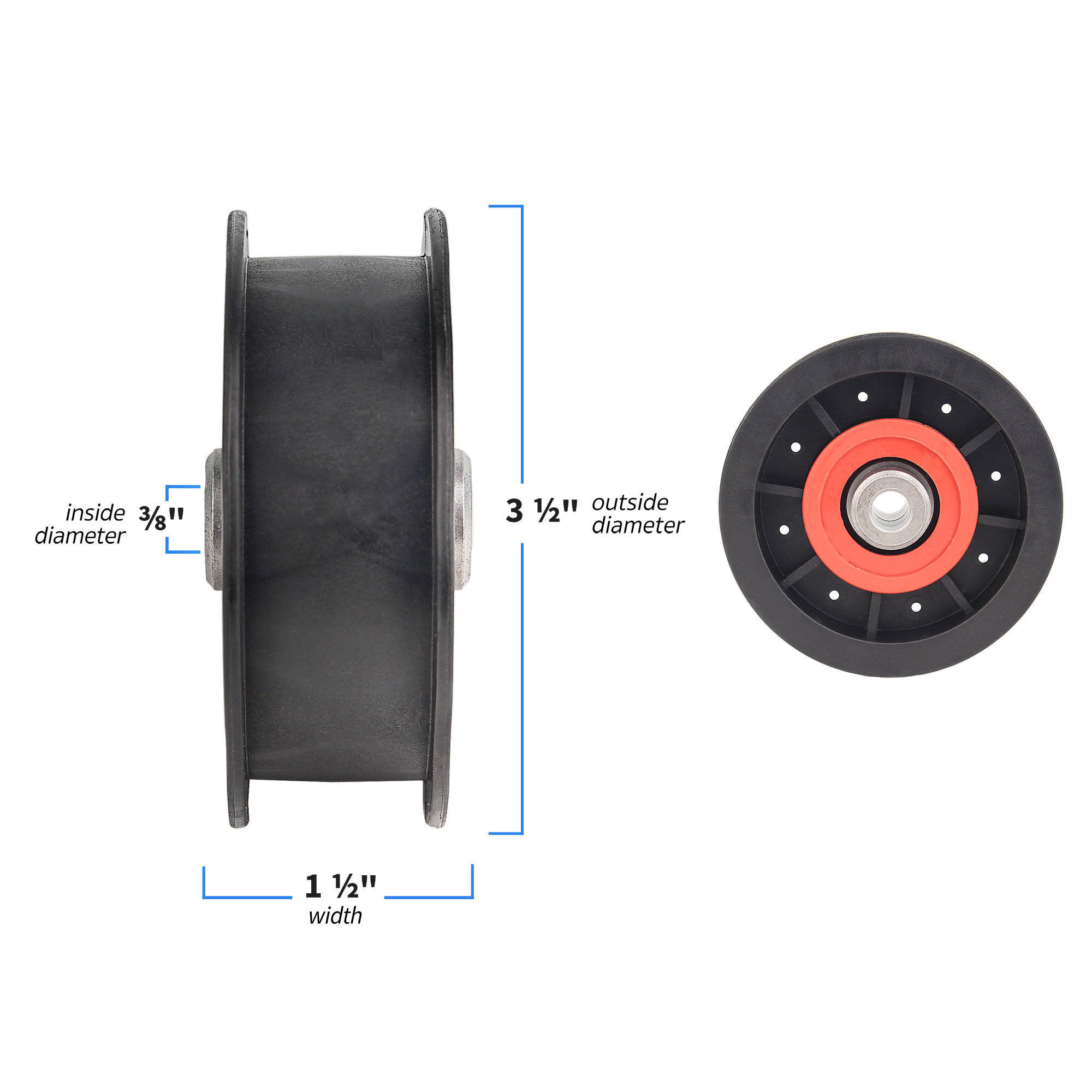 Belt Pulley, 3.5", Fits some Cybex Strength