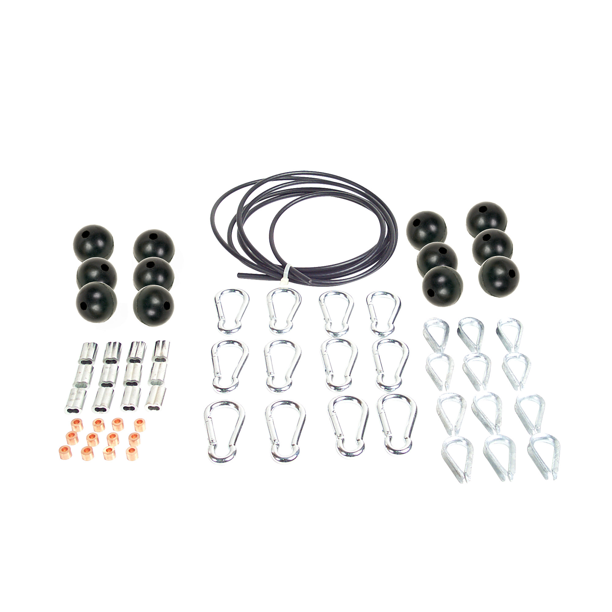 1/4" Cable and Hardware Kit