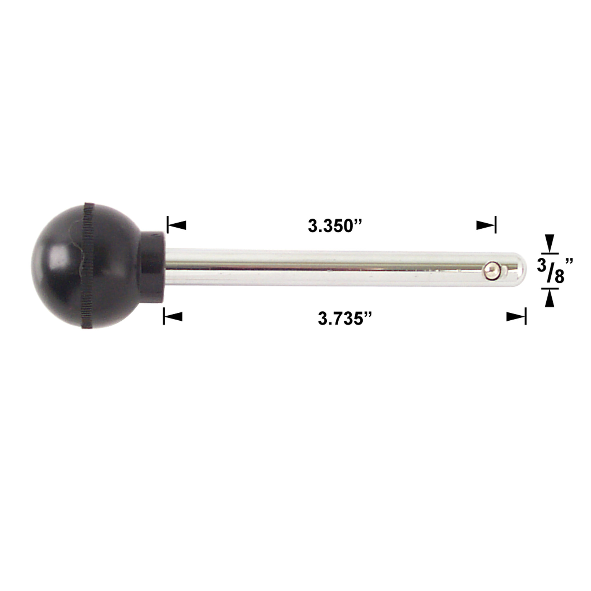 Selector Pin, 3-3/8" Locking Space, 3/8" Diameter