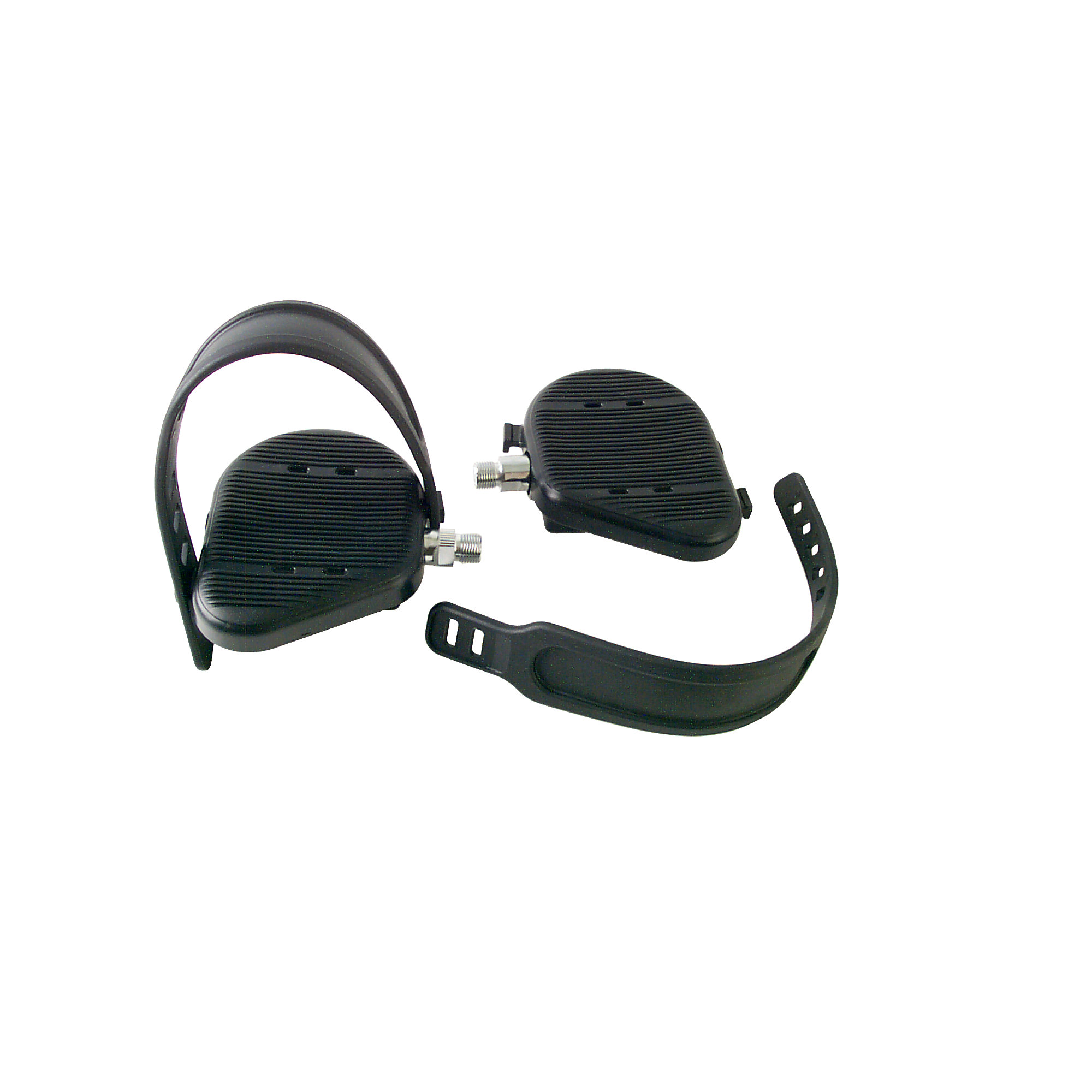 Bike Pedals, Set with Straps, 1/2" StairMaster P0225642