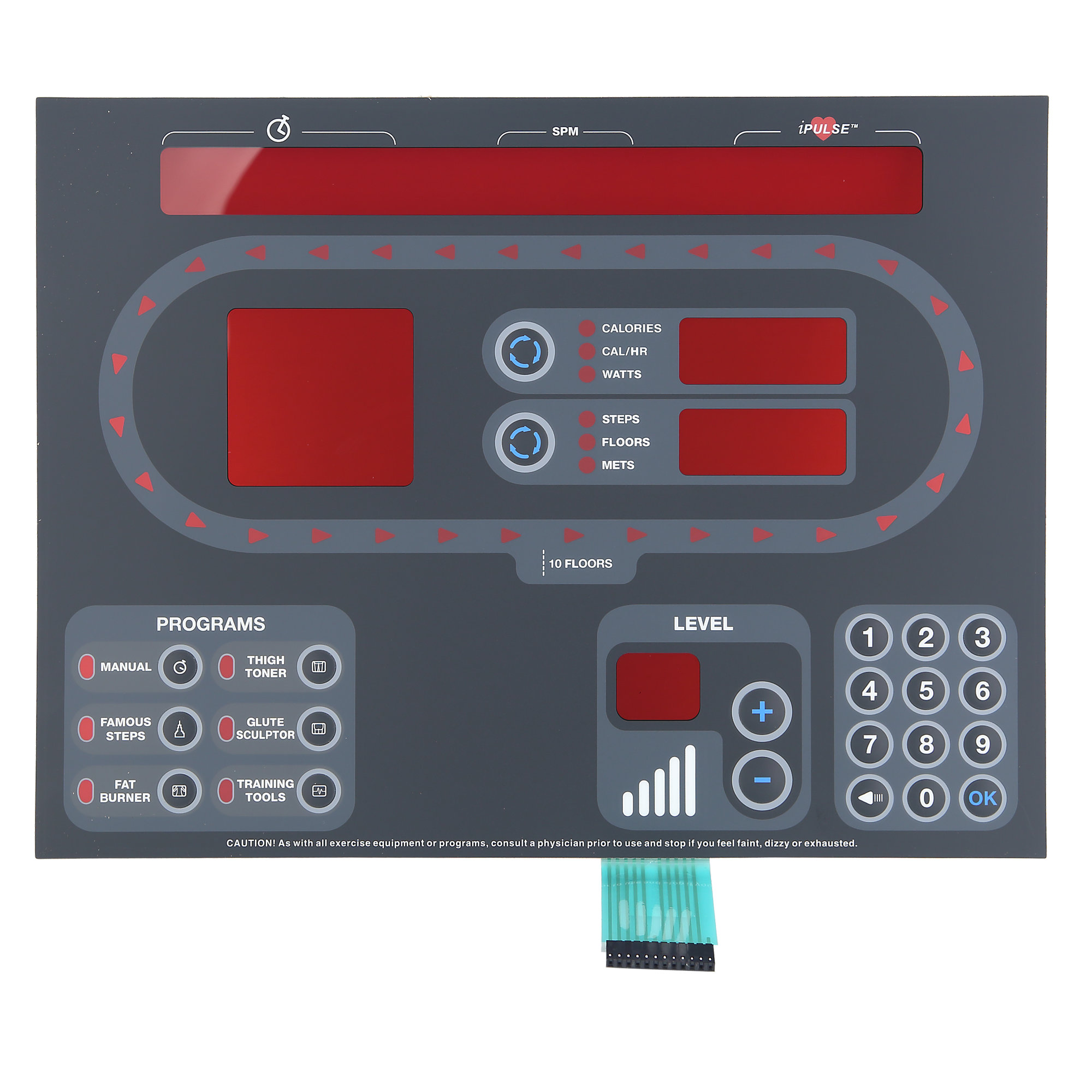 Keypad, Main Display, Star Trac E-ST